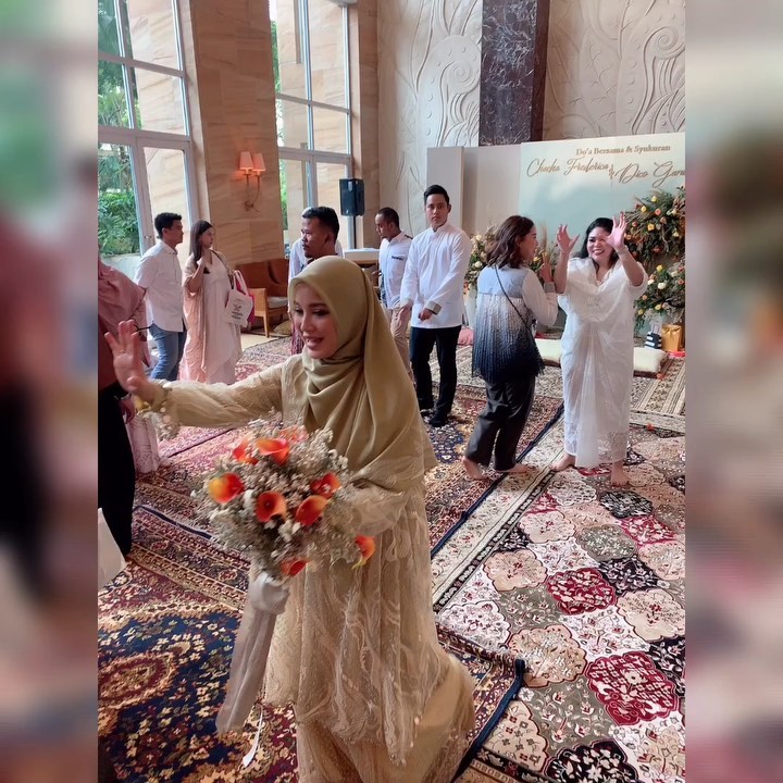 8 Momen syukuran kehamilan Chacha Frederica, 4 tahun menanti