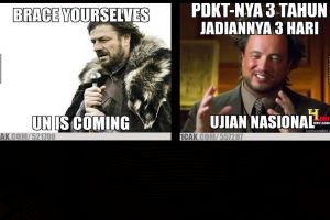 Ujian Nasional dihapus, yuk intip ulang 10 meme kocaknya