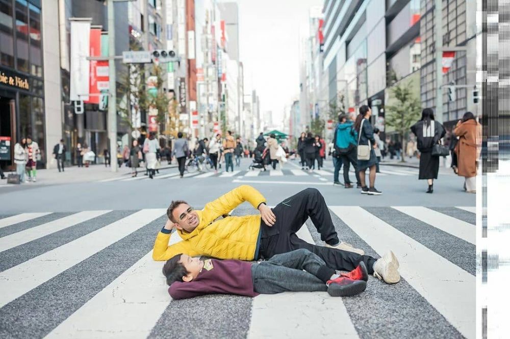 8 Aksi lucu Rafathar di luar negeri, gemesin banget