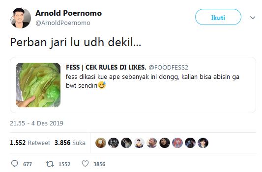 7 Cuitan Chef Arnold hadapi masakan warganet, nyelekit