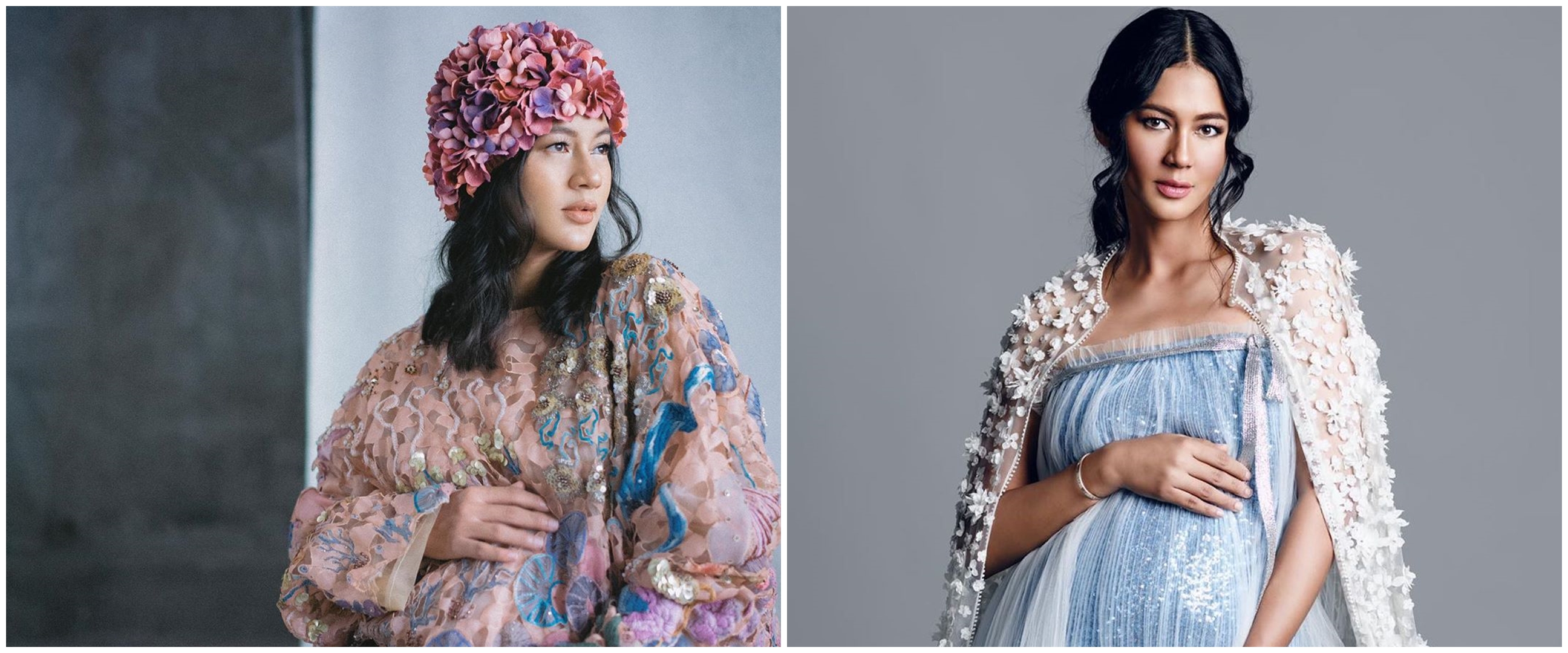 9 Gaya Paula Verhoeven pemotretan maternity, simpel elegan