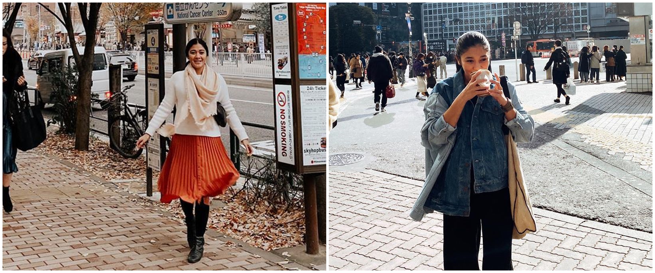 7 Momen liburan Naysila Mirdad di Jepang, 'dilamar' kakek-kakek