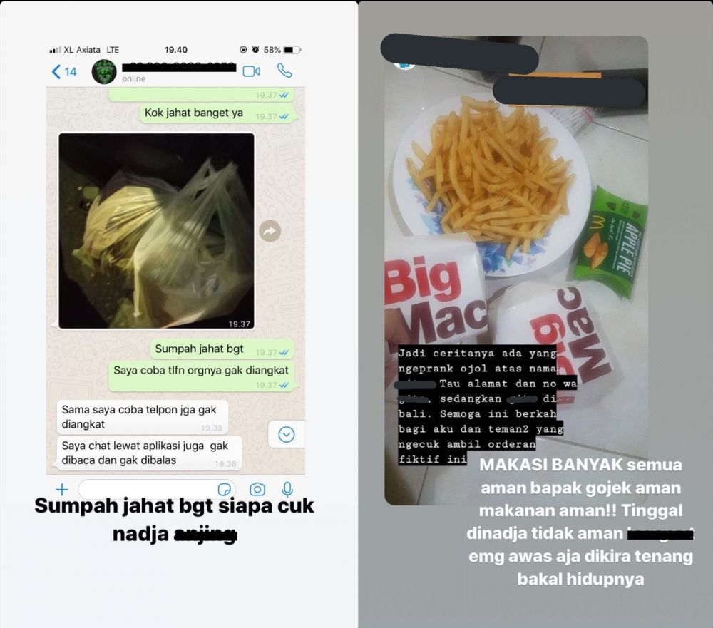 Viral order fiktif ojek online ke alamat orang lain, duh!