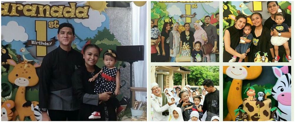 Inspirasi pesta ultah tema kebun binatang ala 8 anak seleb