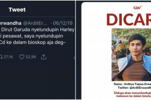 Ngaku bawa makanan ke bioskop, pria ini dapat kejutan tak terduga