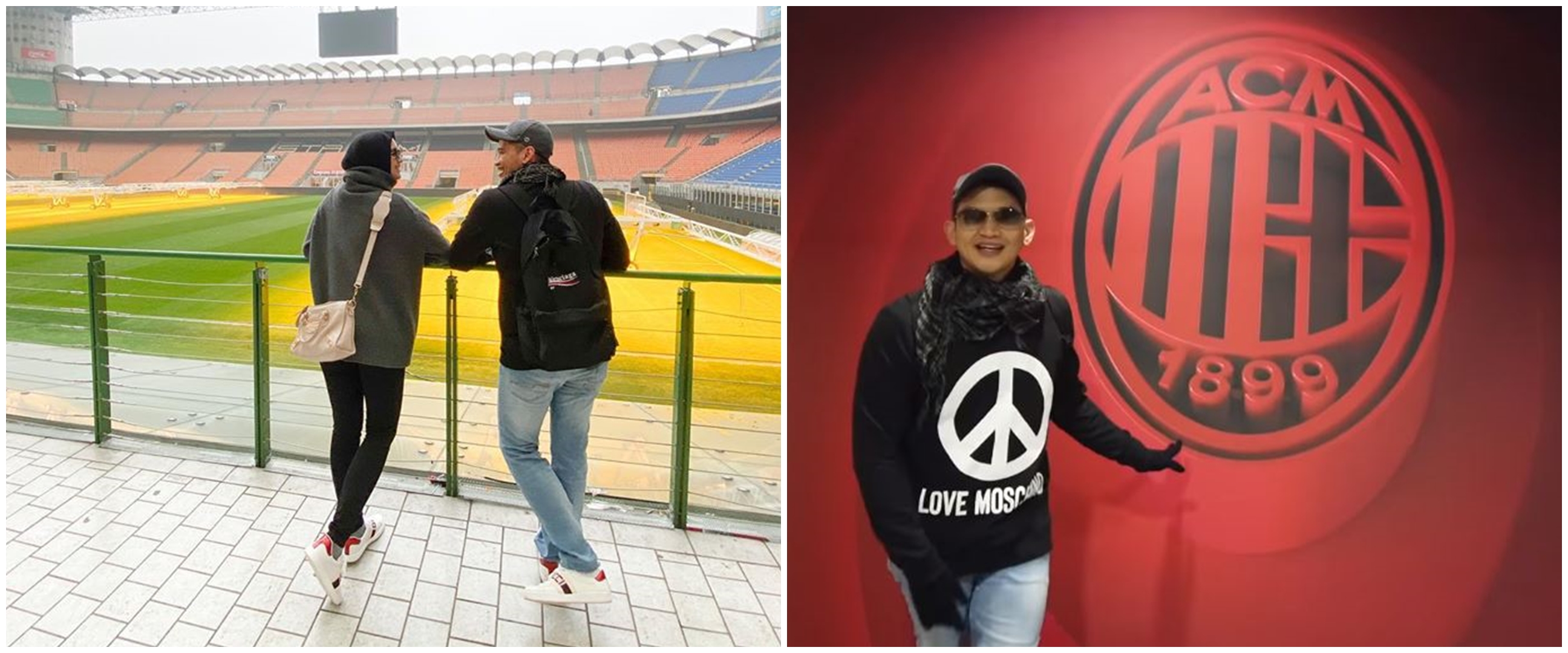 12 Momen Rezky Aditya & Citra Kirana ke markas AC Milan, seru