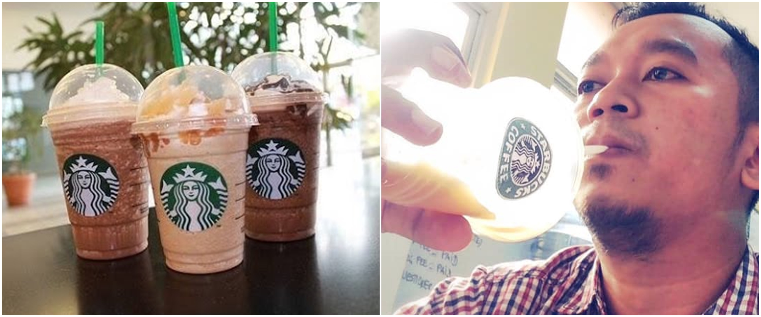 7 Tutorial nyeleneh minum Starbucks ala sobat misqueen, kocak pol