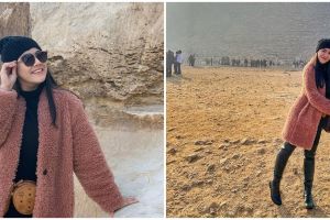 7 Potret liburan Felicya Angelista di Mesir, impian jadi nyata