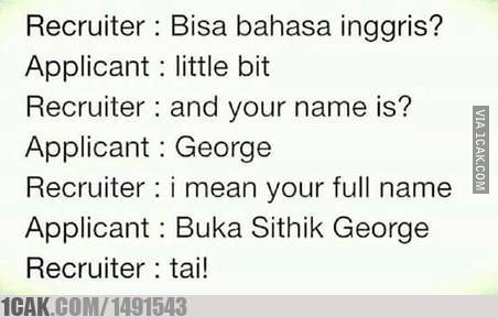 10 Meme interview kerja ini lucunya bikin pelamar senyum kecut