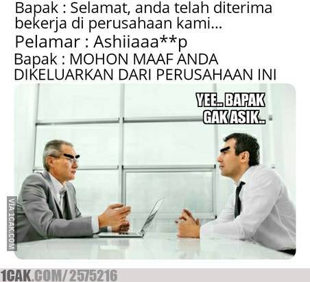 10 Meme interview kerja ini lucunya bikin pelamar senyum kecut