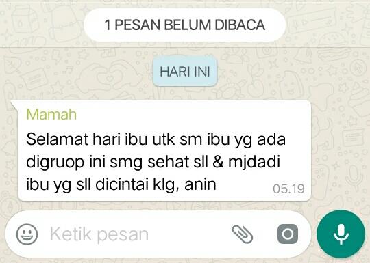 9 Chat lucu 'selamat hari ibu' ini endingnya bikin senyum tipis