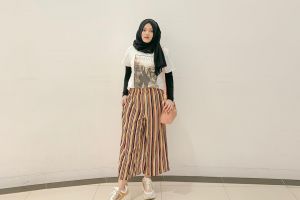 8 Gaya OOTD Putri Delina, anak Sule yang stylish dan kekinian