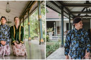 9 Gaya Randy Pangalila dan istri pakai kebaya, so sweet abis