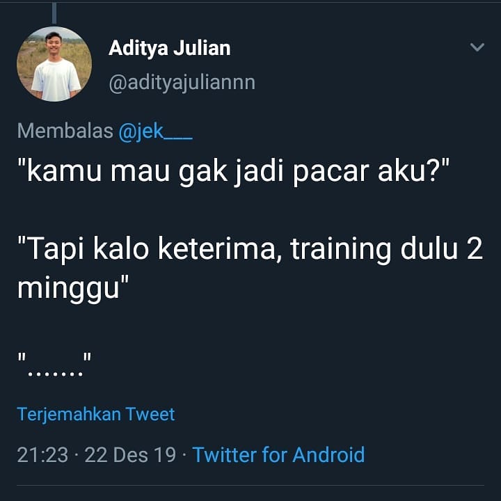 10 Cuitan lucu 'nembak gebetan', recehnya bikin geleng-geleng