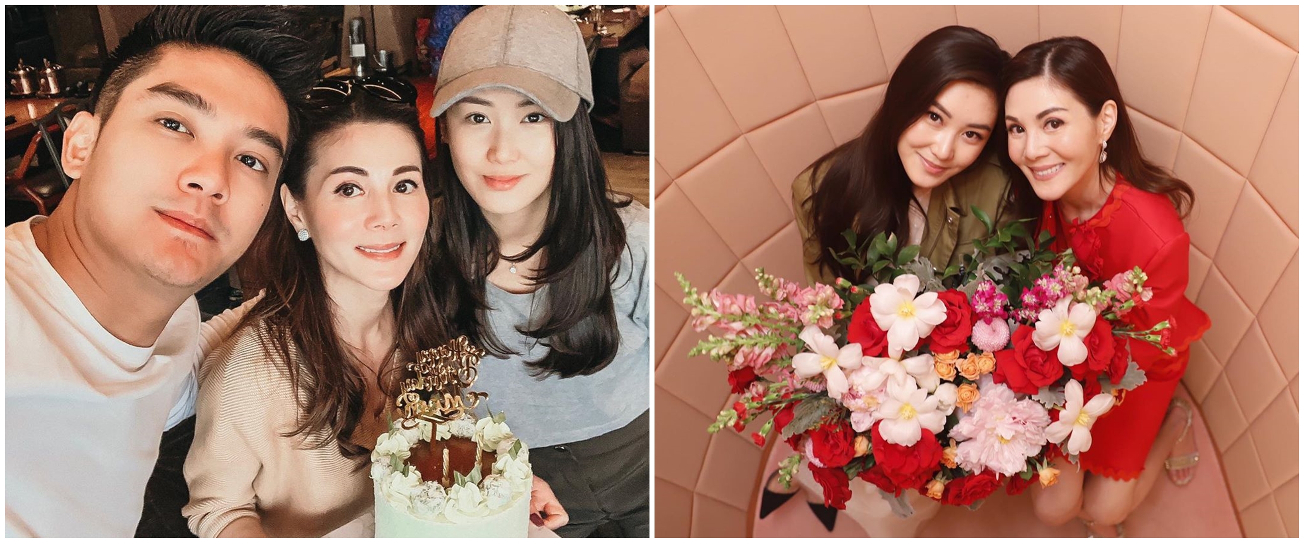 10 Potret kedekatan Karen Vandela dan sang ibu, bak kakak-adik