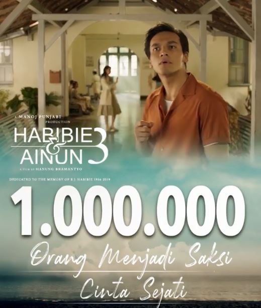 5 Fakta film Habibie & Ainun 3, dalam 5 hari 1 juta penonton