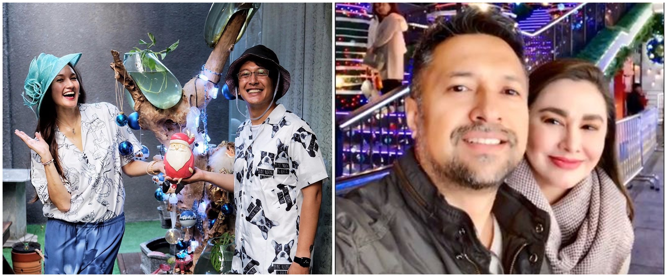 Potret harmonis 6 pasangan seleb beda agama rayakan Natal