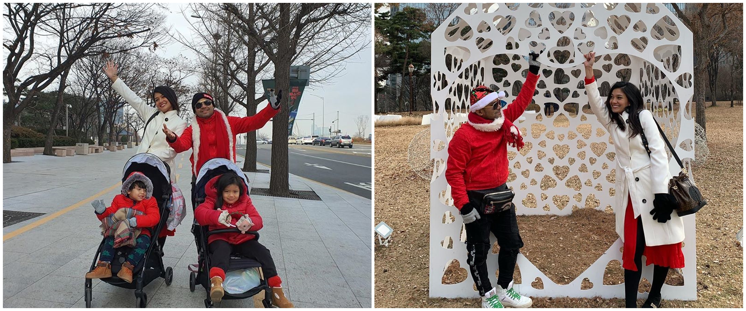10 Momen Natal Judika dan keluarga, liburan di Korea