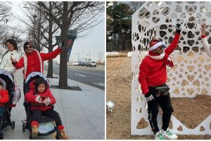 10 Momen Natal Judika dan keluarga, liburan di Korea
