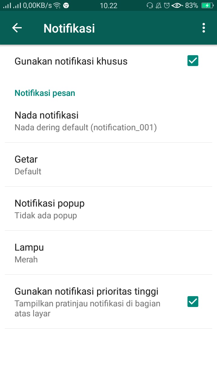 Cara mematikan notifikasi grup WhatsApp (WA) di Android