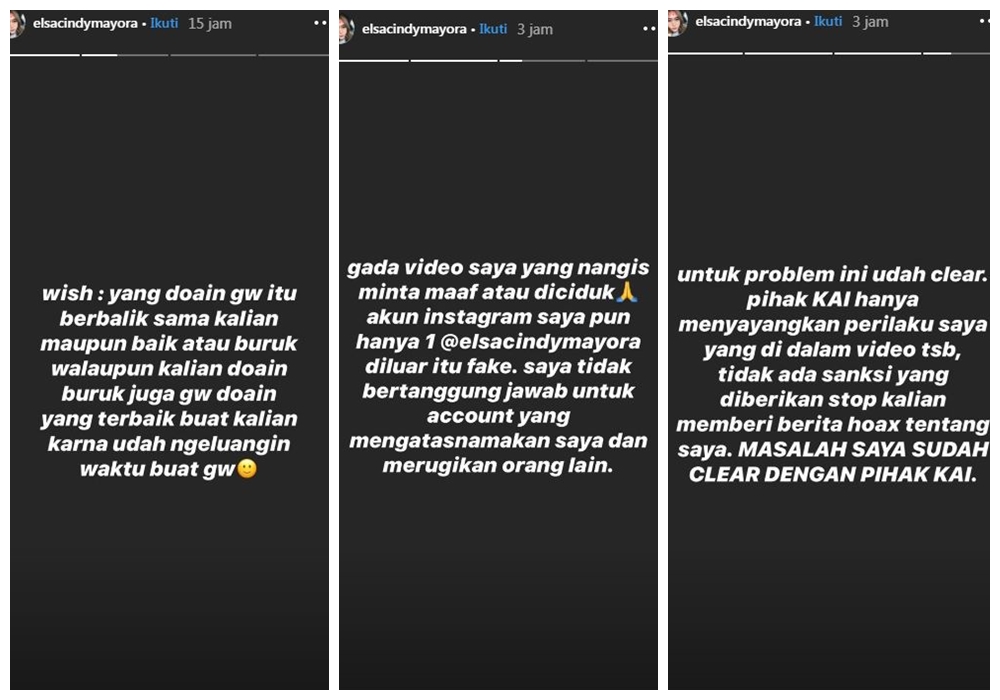 Viral perempuan ngevape dalam kereta, ini kronologinya