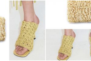 Desain sandal mirip mi instan dapat cibiran, harganya fantastis