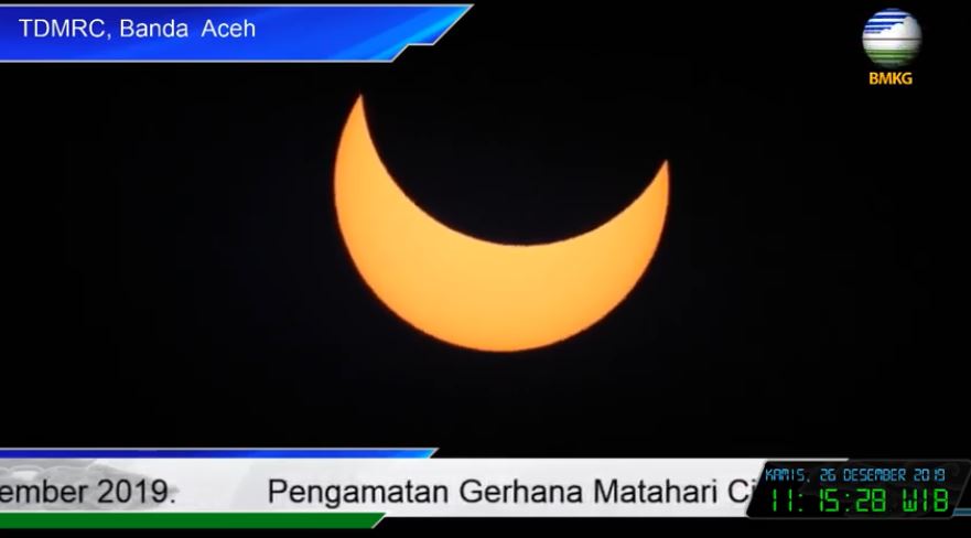 6 Potret fenomena alam gerhana matahari cincin, bikin kagum