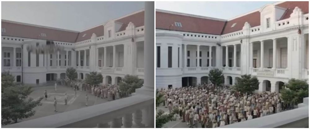 11 Potret film Habibie & Ainun sebelum & sesudah diedit efek CGI