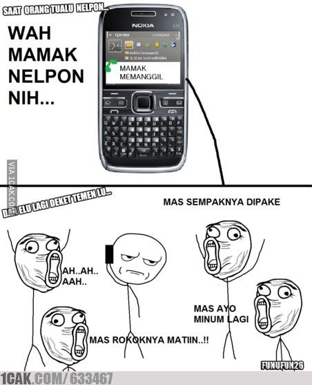 10 Meme lagi ditelepon emak ini lucunya bikin geleng kepala