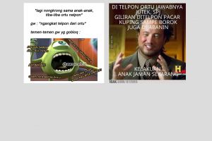10 Meme lagi ditelepon emak ini lucunya bikin geleng kepala