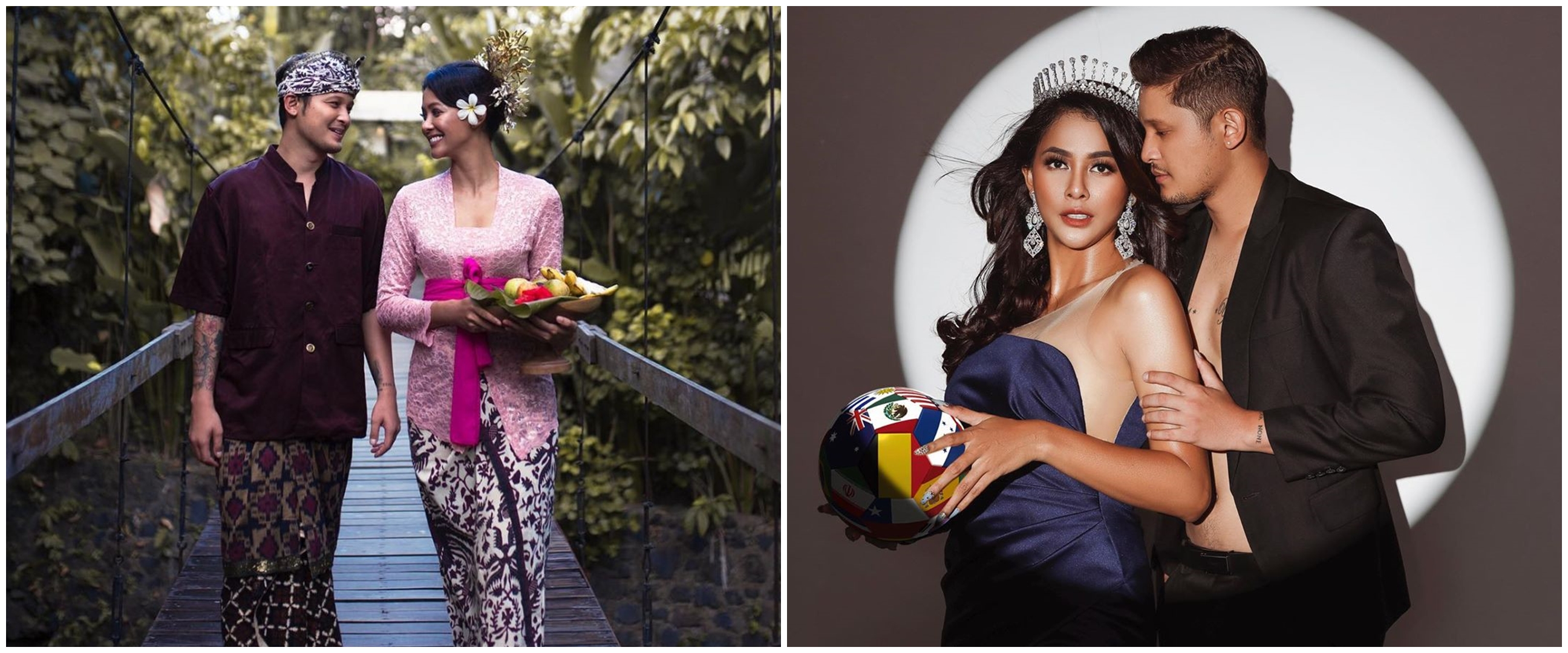 8 Potret prewedding Syamsir Alam & Bunga Jelitha, temanya unik