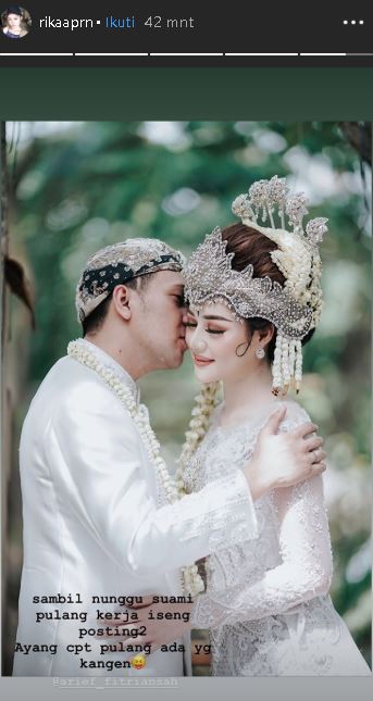 6 Momen nikahan Ryan mantan Zaskia Gotik, istrinya curi perhatian