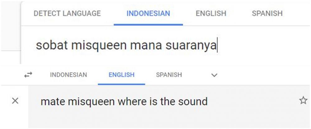 10 Terjemahan kata-kata nyeleneh Google Translate, absurd