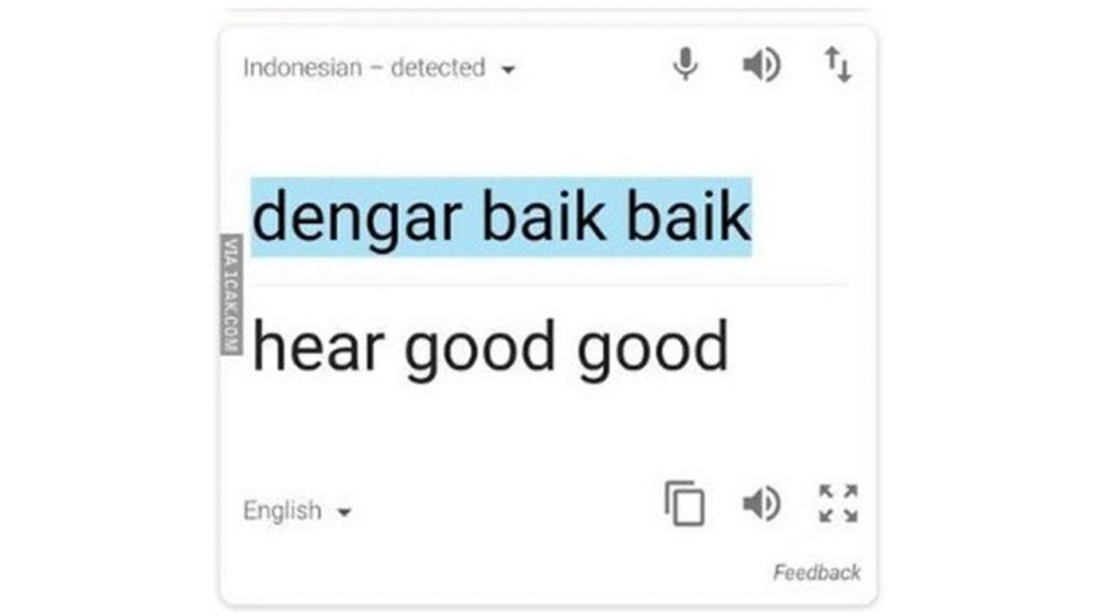 10 Terjemahan lucu Google Translate ini bikin terheran-heran