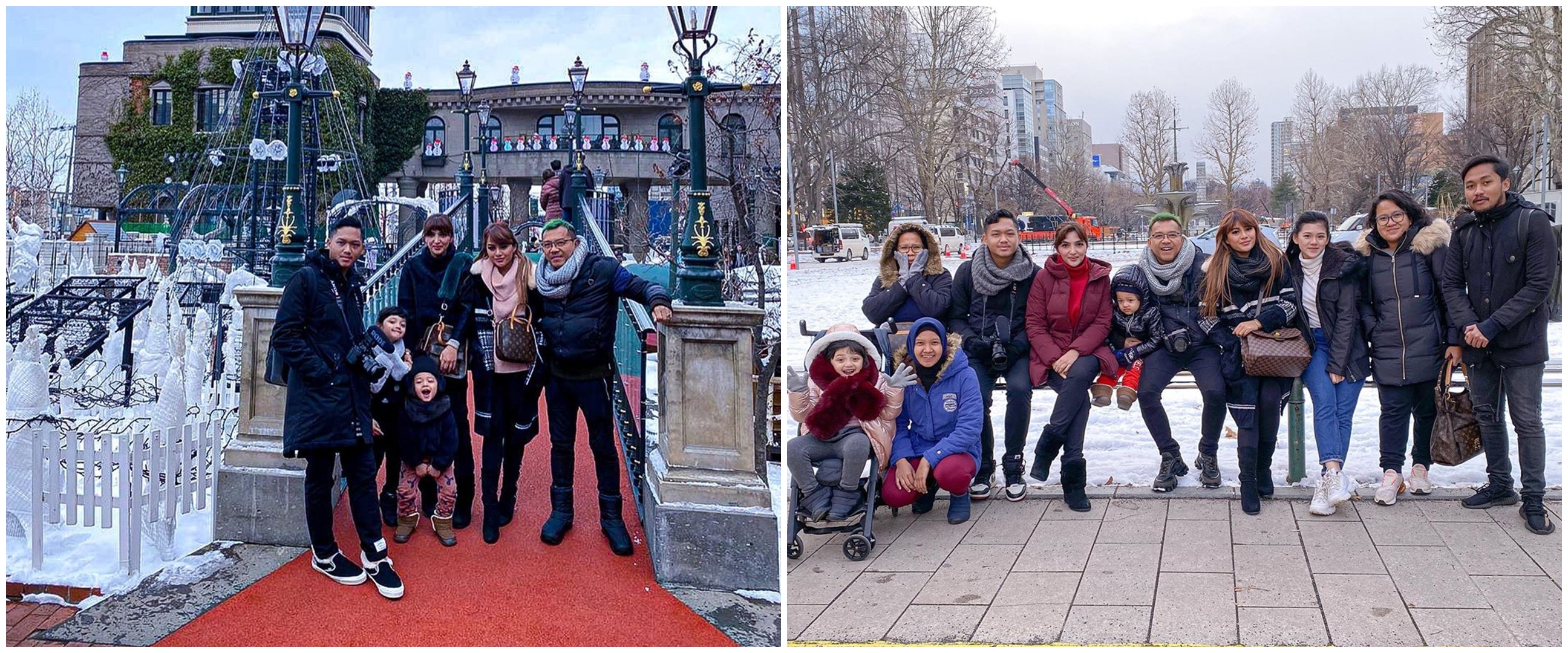 8 Potret liburan keluarga Anang, nikmati akhir tahun di Jepang