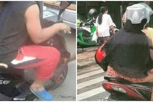 42 Gaya motoran emak-emak negeri +62 bikin deg-degan