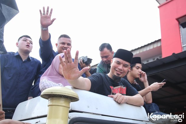 7 Momen Ahmad Dhani bebas penjara, diarak pakai truk Unimog