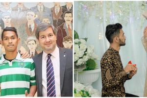 8 Momen lamaran Martunis anak angkat CR7, calon istri curi perhatian