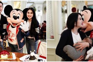 9 Momen ultah Raphael anak Sandra Dewi kedua di Disney Land