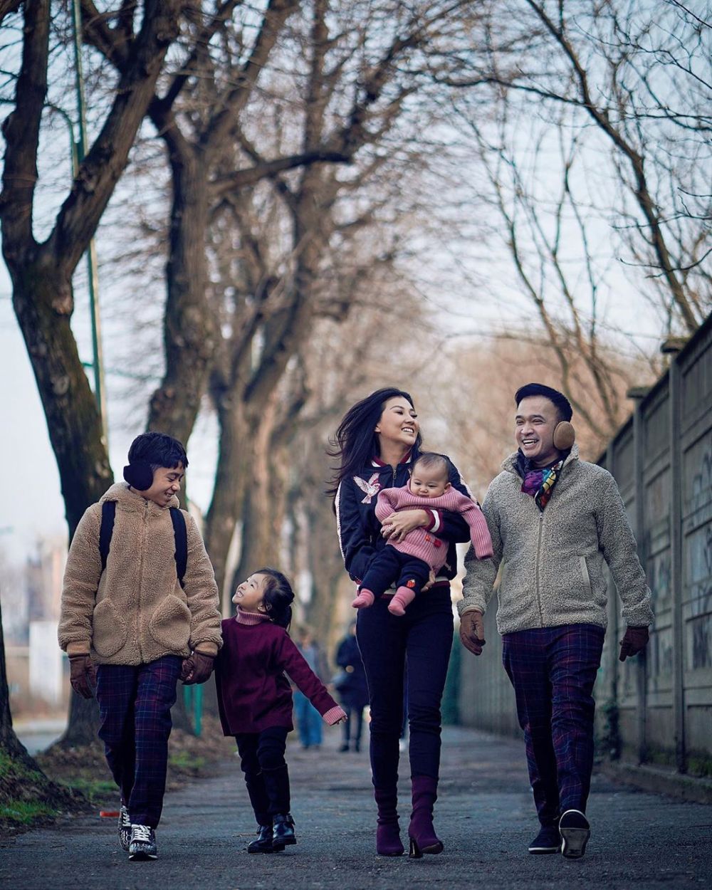 10 Potret seru liburan Ruben Onsu dan keluarga ke Italia