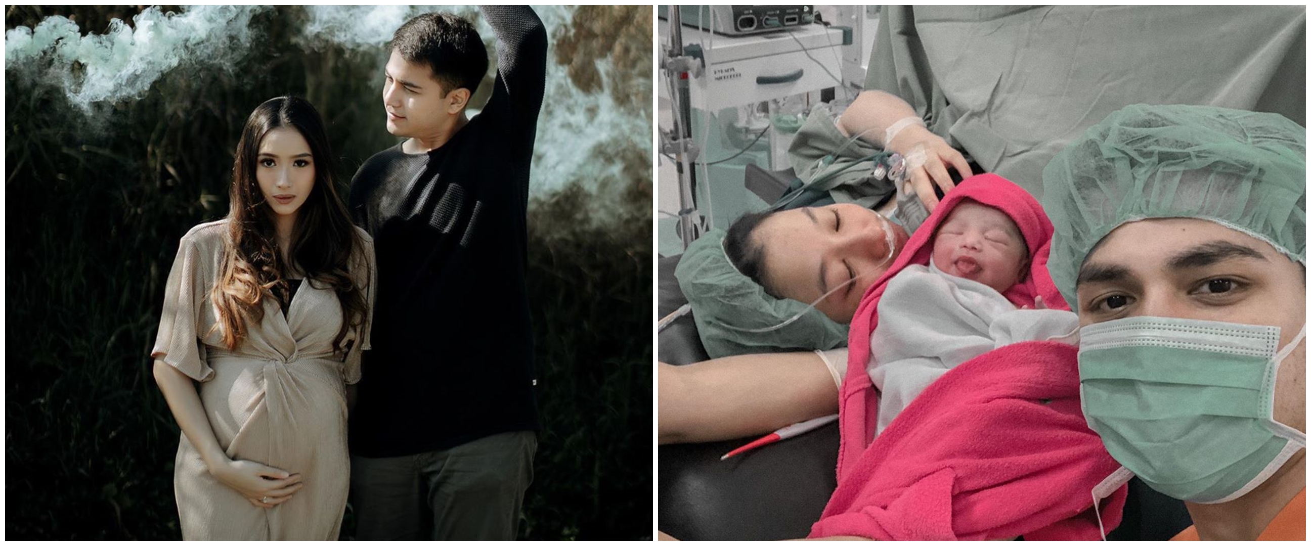 8 Momen Adzana Bing Slamet lahirkan anak pertama pada tahun baru