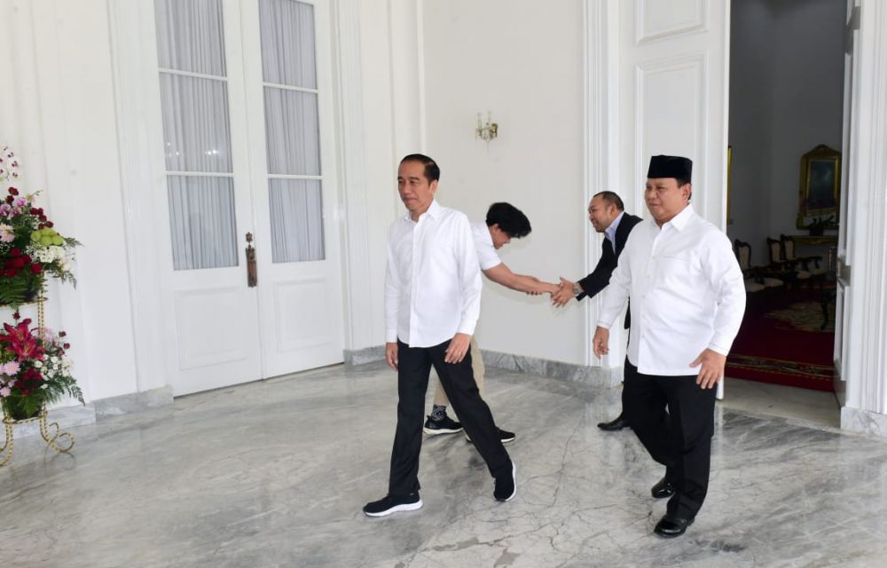 Tahun baru, ini 8 momen Jokowi dan Prabowo bertemu di Yogyakarta