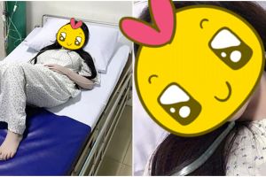 Terbaring di RS tetap pakai makeup, alasan cewek ini bikin heran