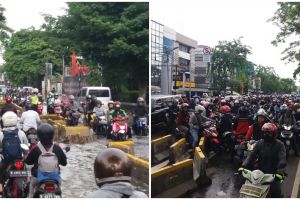 Banjir mulai surut, jadwal KRL dan ganjil genap berjalan normal