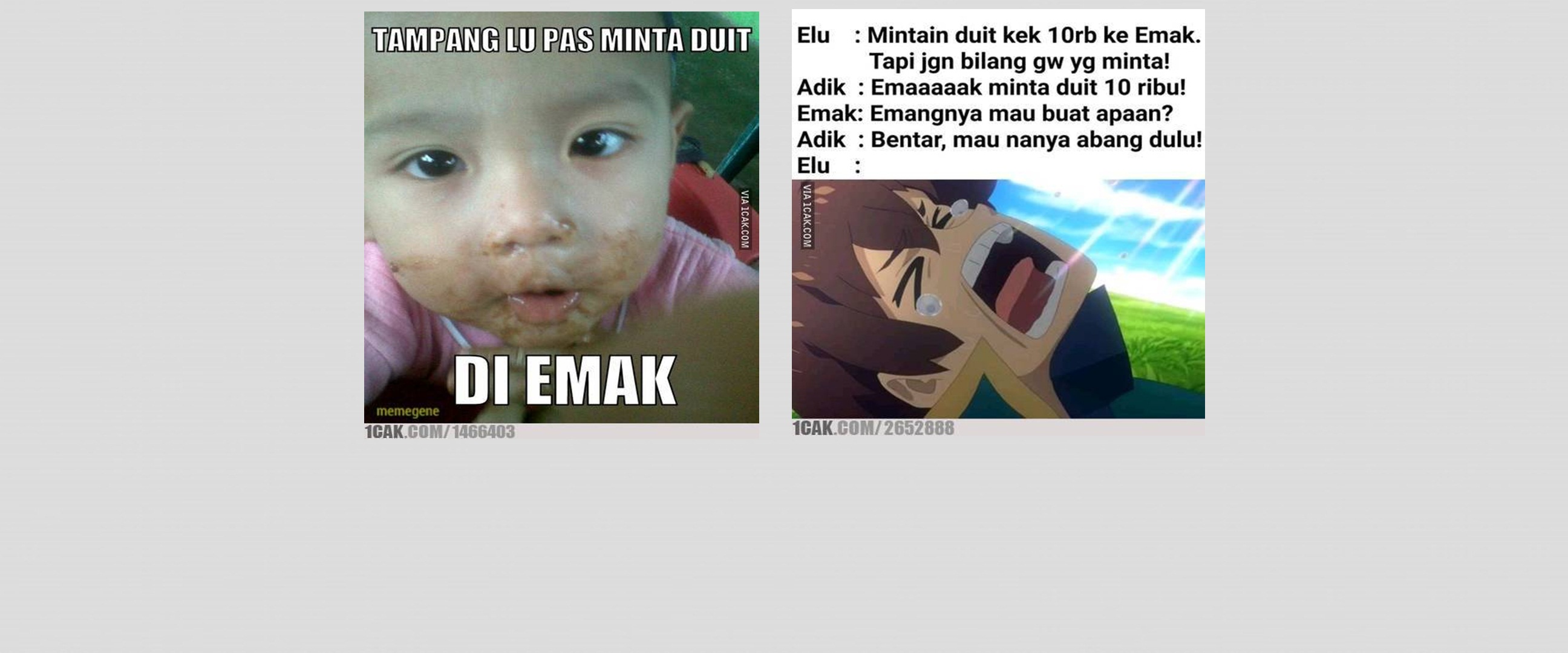 10 Meme minta duit sama emak ini lucunya nggak bikin kaya