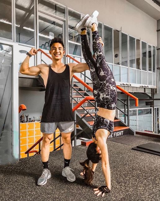 10 Momen Elisabeth Novia istri Kim Kurniawan olahraga, body goals