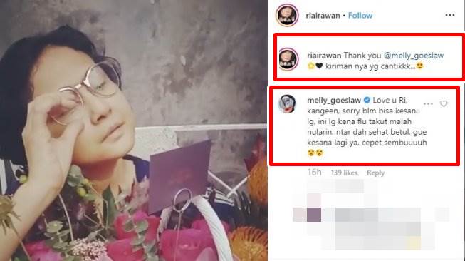 Cerita Melly Goeslaw tentang detik-detik Ria Irawan meninggal