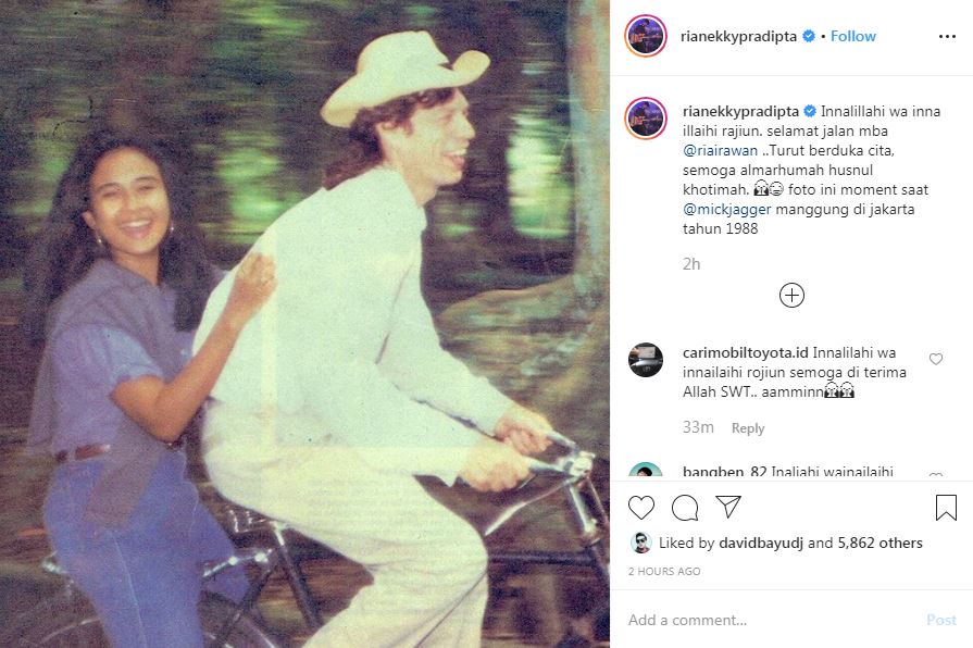 Ria Irawan meninggal, ini ungkapan duka mendalam 9 seleb Tanah Air