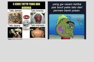 10 Meme serba-serbi tato ini lucunya bikin senyum tipis