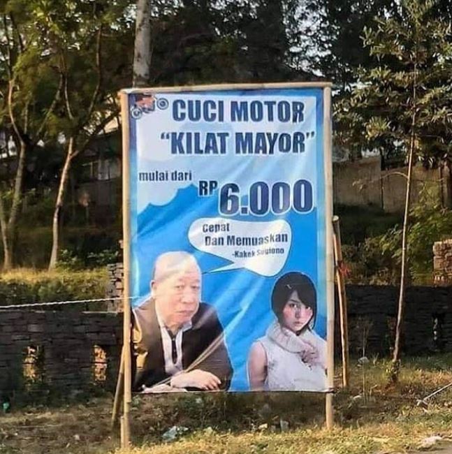 10 Tulisan harga dagangan ini absurd, bikin mikir dua kali